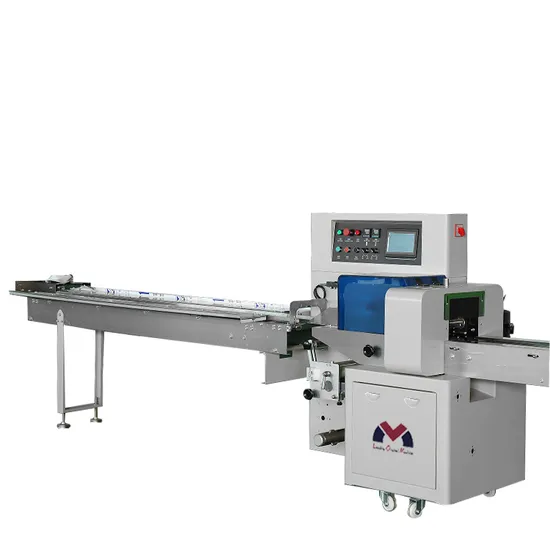 Intelligenz-Servosystem-Verpackungsmaschine für Lebensmittel, Süßigkeiten, Nüsse, Reis, Kekse, Schokoriegel, Hartbonbons, Tiefkühlkost